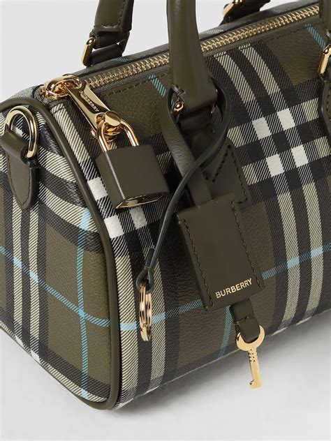 burberry bowling bag red|burberry check mini bowling bag.